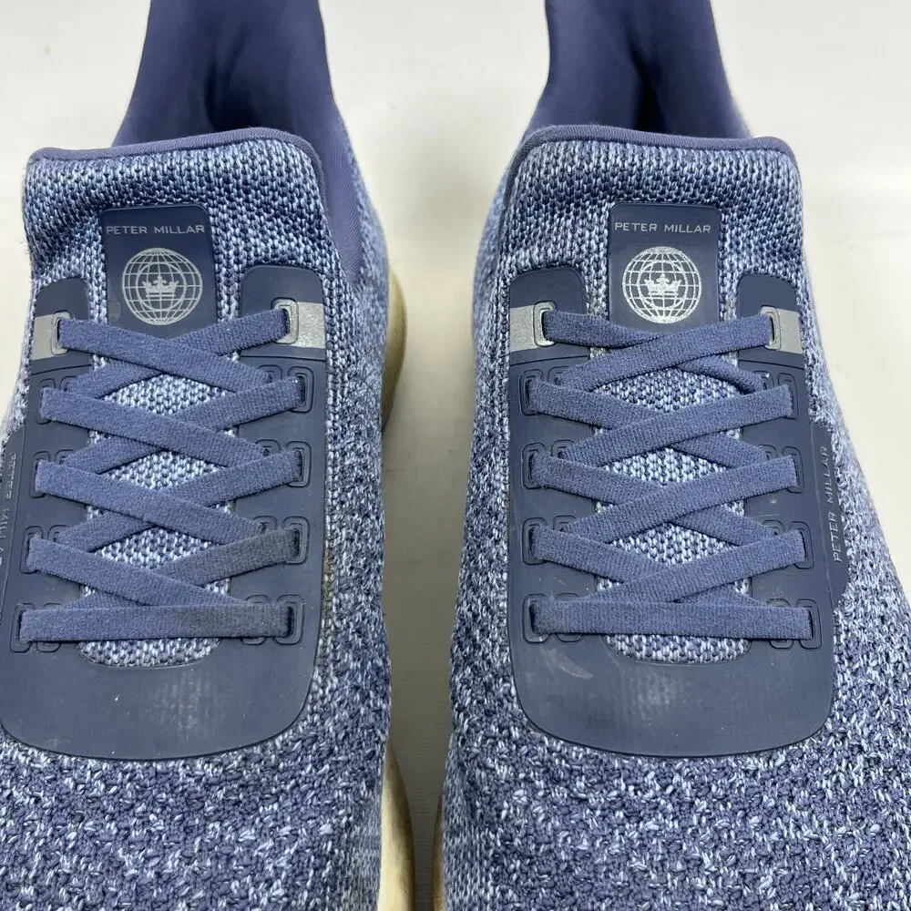 PETER MILLAR Shoes Mens 13 Hyperlight Apollo Golf Sneaker Pull On MS22EF11 Blue